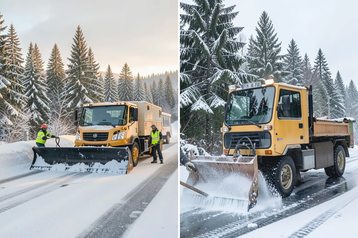 Large Equipment Snow Removal in Darrington, Snohomish County, WA - Develop a site plan with routes and pile zones