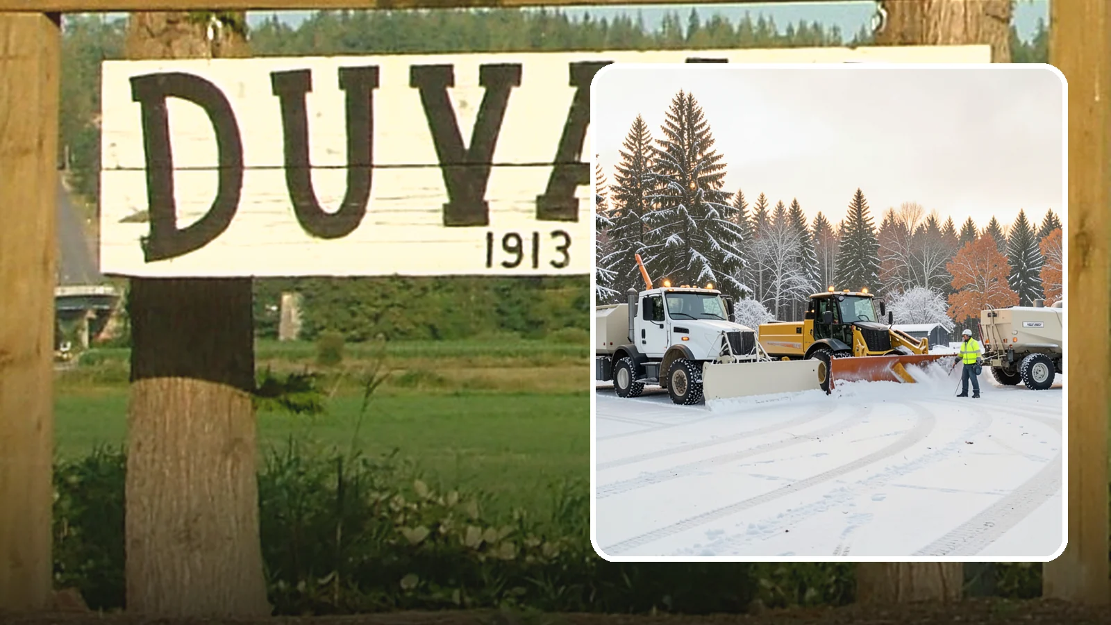 Large Equipment Snow Removal in Duvall, King County, WA - Our large equipment fleet takes on major commercial and industrial sites with heavy, sustained snow needs.