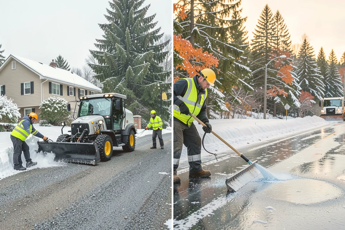 Large Equipment Snow Removal in Eatonville, Pierce County, WA - Develop a site plan with routes and pile zones