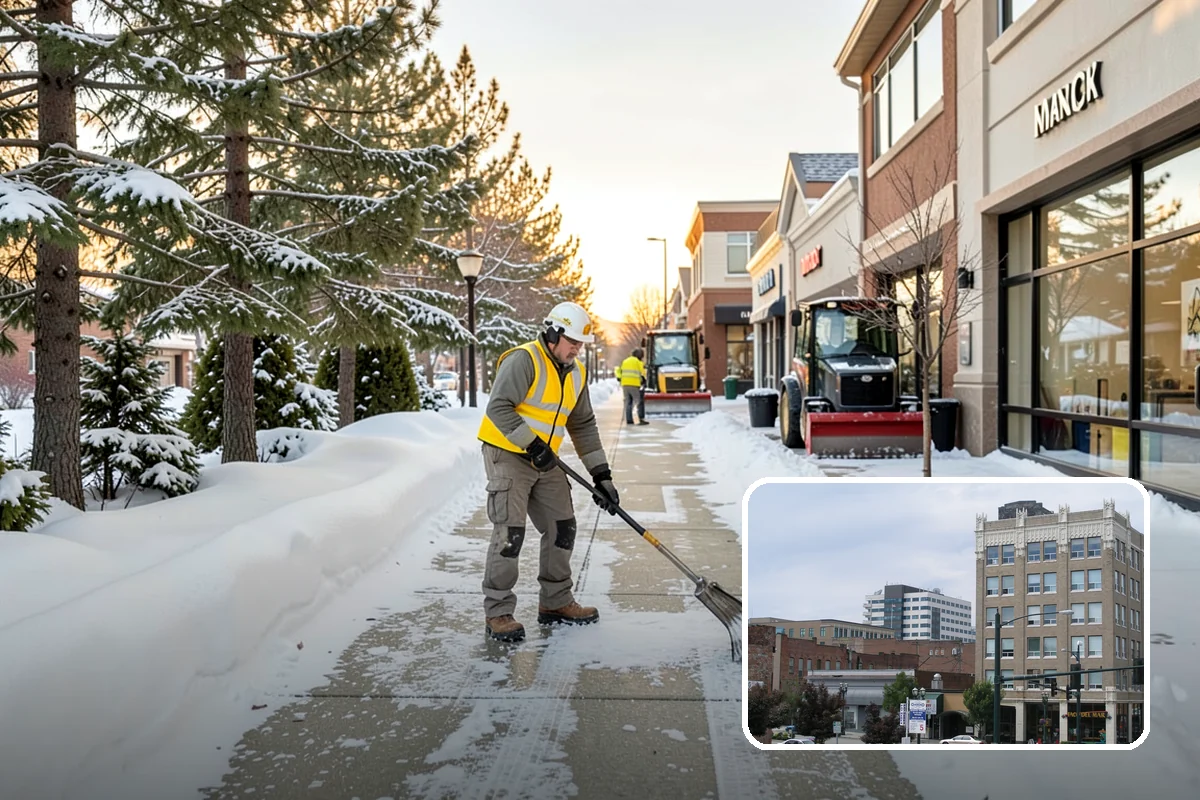 Large Equipment Snow Removal in Everett, Snohomish County, WA - Scale to clear the largest properties fast
