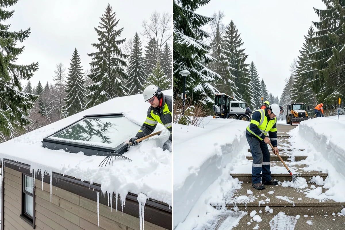 Large Equipment Snow Removal in Everett, Snohomish County, WA - Develop a site plan with routes and pile zones