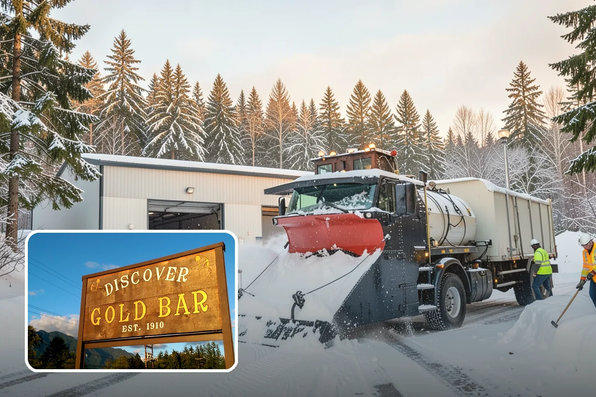 Large Equipment Snow Removal in Gold Bar, Snohomish County, WA - Scale to clear the largest properties fast