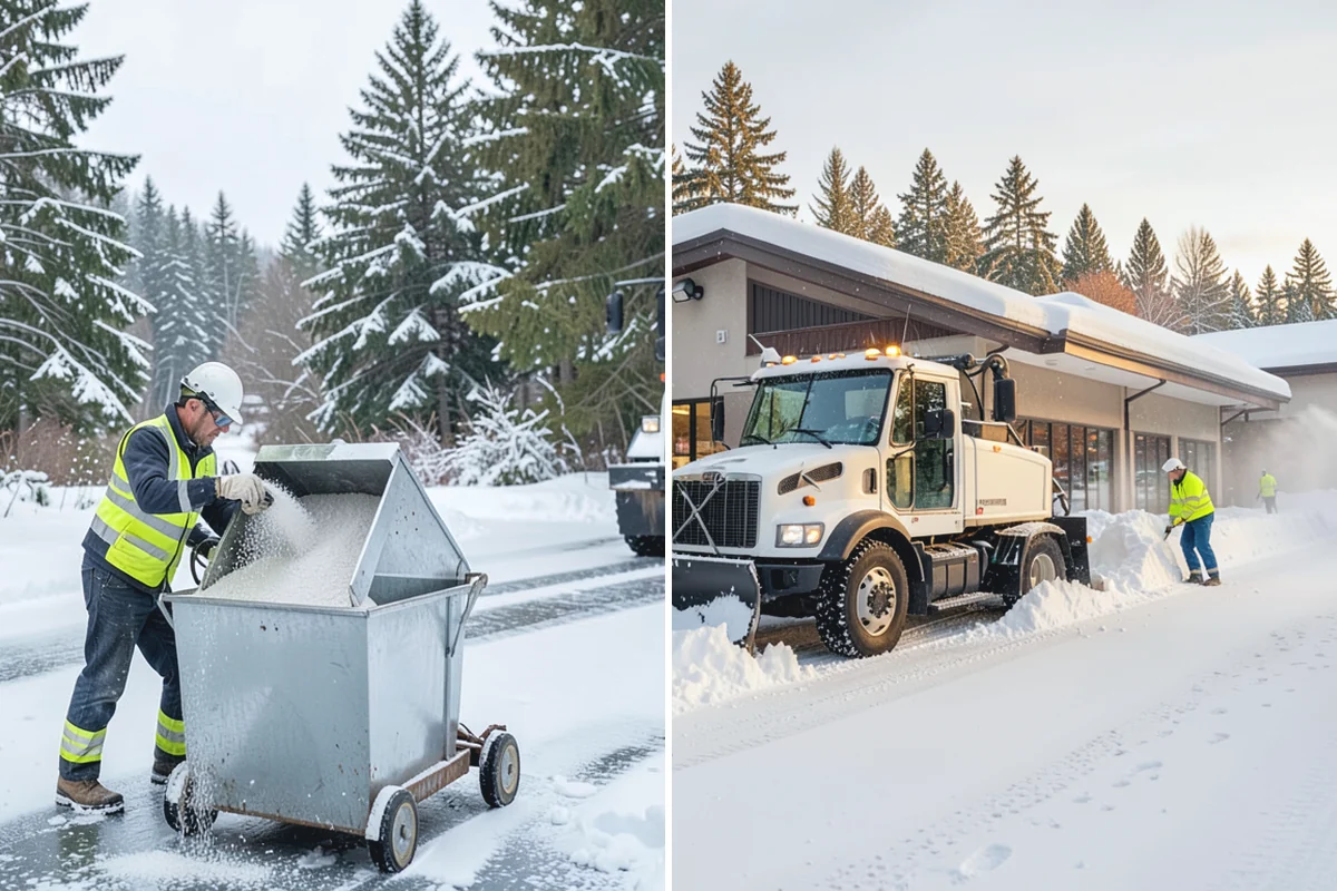 Large Equipment Snow Removal in Gold Bar, Snohomish County, WA - Develop a site plan with routes and pile zones