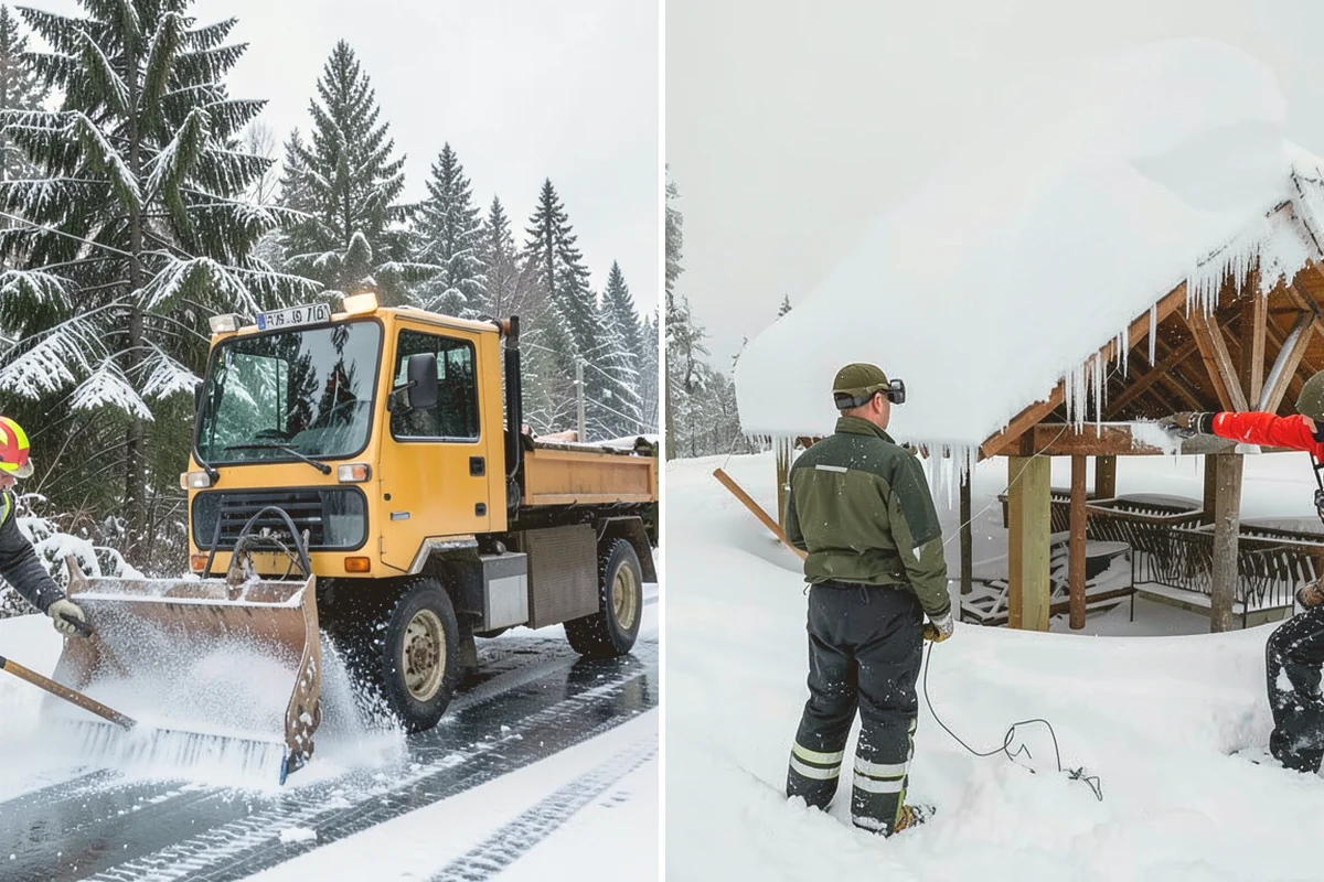 Large Equipment Snow Removal in Index, Snohomish County, WA - Develop a site plan with routes and pile zones