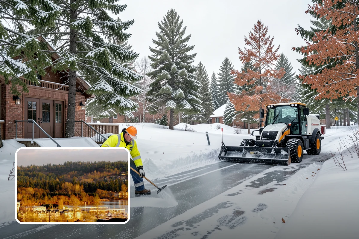 Large Equipment Snow Removal in Kenmore, King County, WA - Scale to clear the largest properties fast