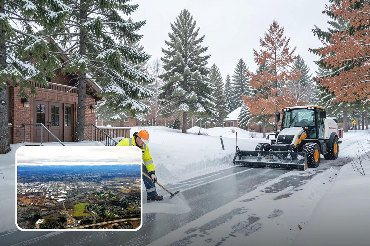 Large Equipment Snow Removal in Kent, King County, WA - Scale to clear the largest properties fast