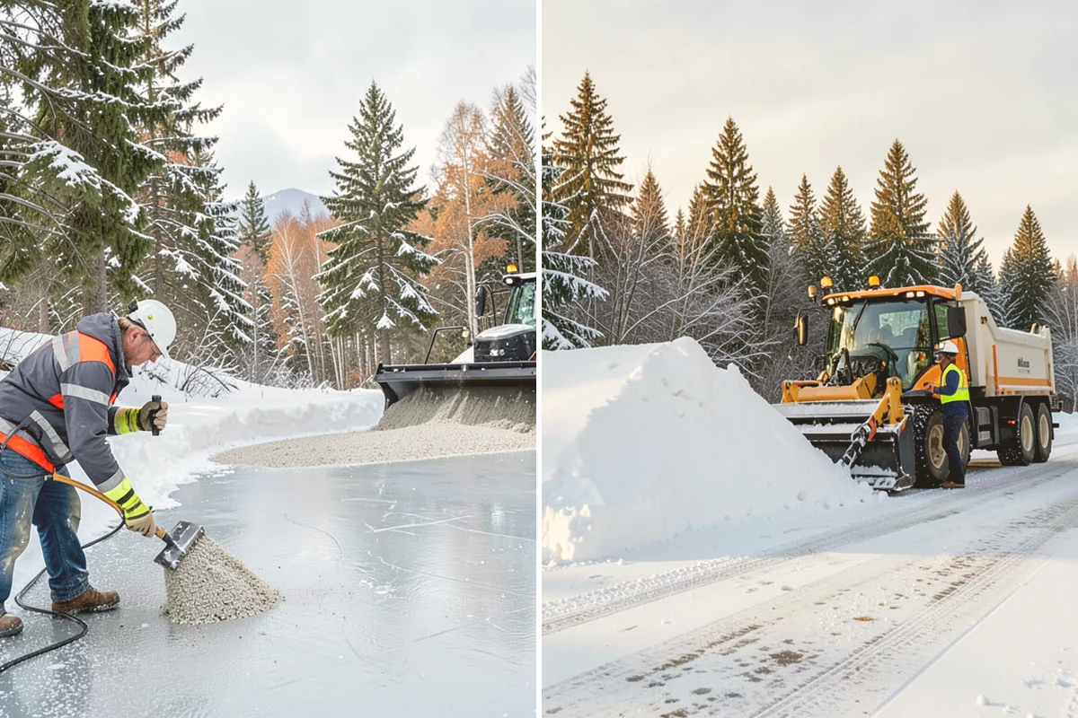 Large Equipment Snow Removal in Kirkland, King County, WA - Develop a site plan with routes and pile zones