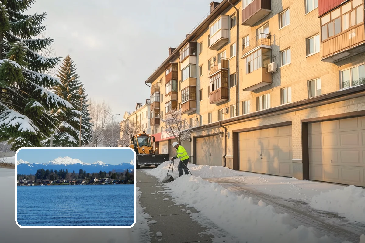 Large Equipment Snow Removal in Lake Stevens, Snohomish County, WA - Scale to clear the largest properties fast