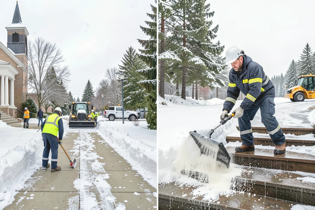 Large Equipment Snow Removal in Lake Stevens, Snohomish County, WA - Develop a site plan with routes and pile zones