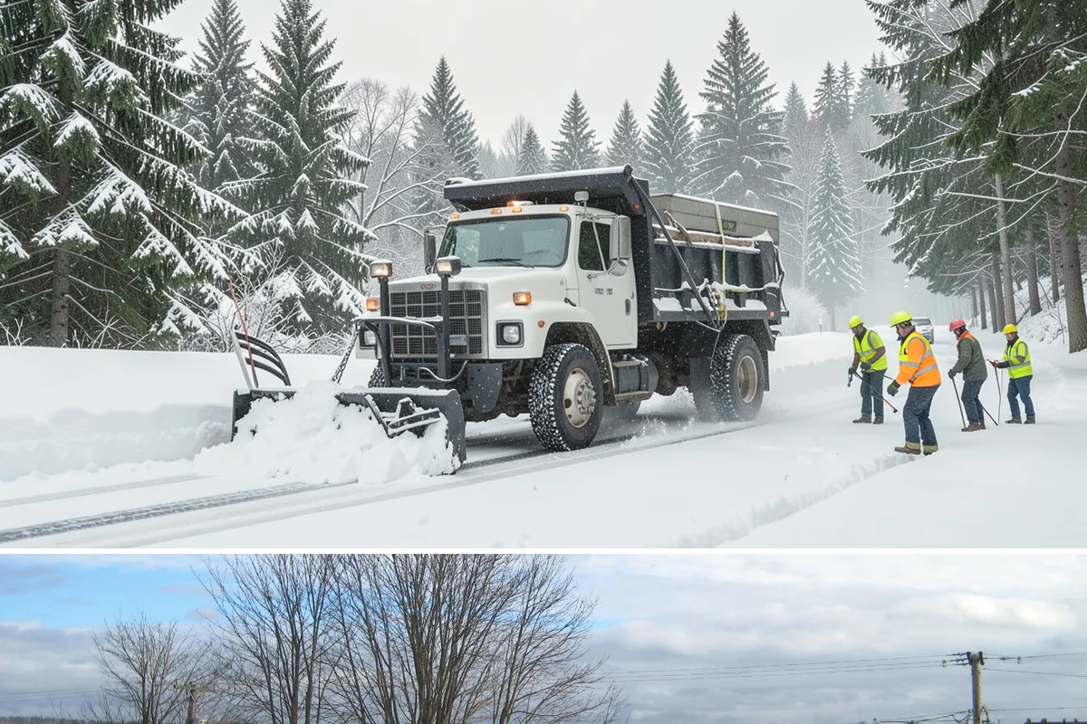 Large Equipment Snow Removal in Langley, Island County, WA - Large-scale clearing is most critical during major storms in January and February.