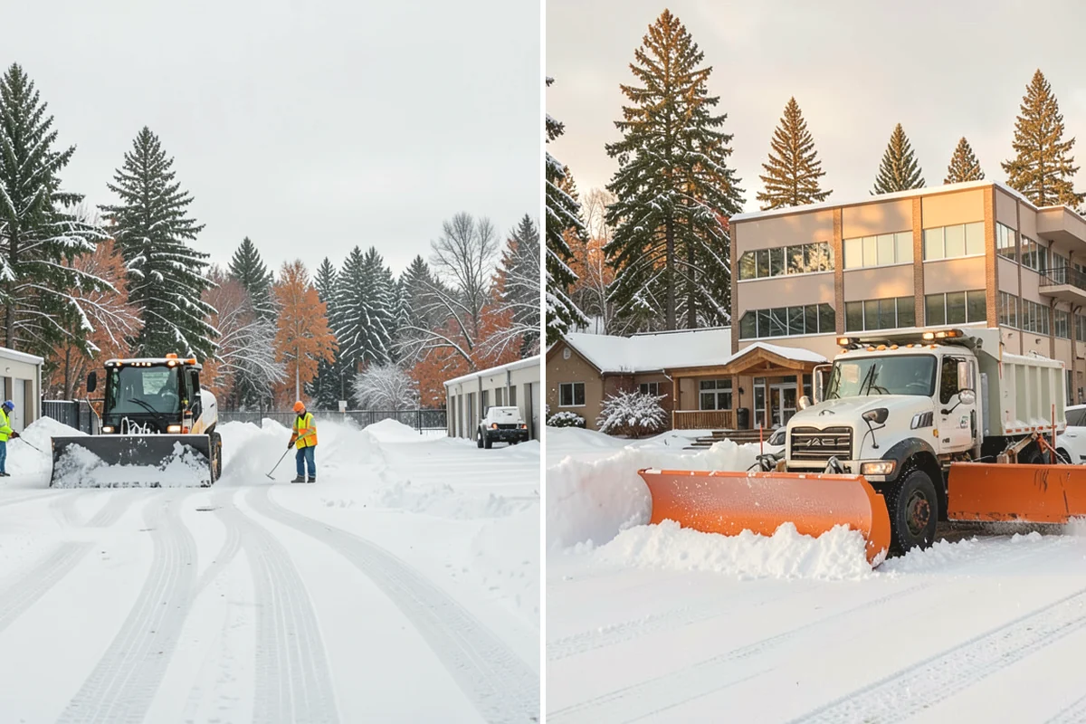 Large Equipment Snow Removal in Mercer Island, King County, WA - Develop a site plan with routes and pile zones