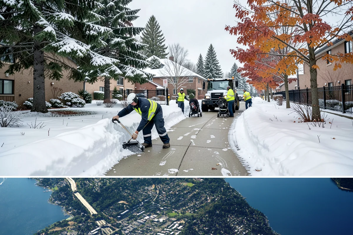 Large Equipment Snow Removal in Mercer Island, King County, WA - Large-scale clearing is most critical during major storms in January and February.