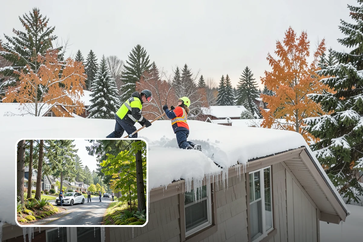 Large Equipment Snow Removal in Normandy Park, King County, WA - Scale to clear the largest properties fast