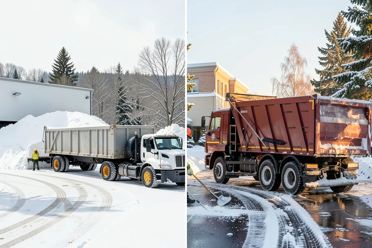 Large Equipment Snow Removal in Normandy Park, King County, WA - Develop a site plan with routes and pile zones