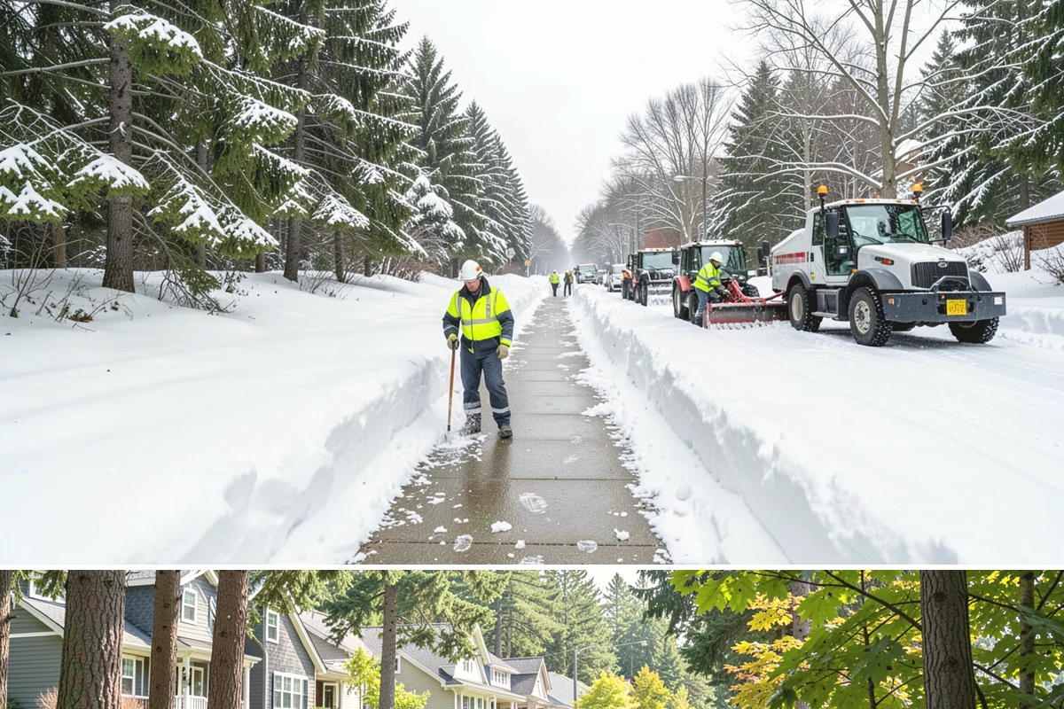 Large Equipment Snow Removal in Normandy Park, King County, WA - Large-scale clearing is most critical during major storms in January and February.