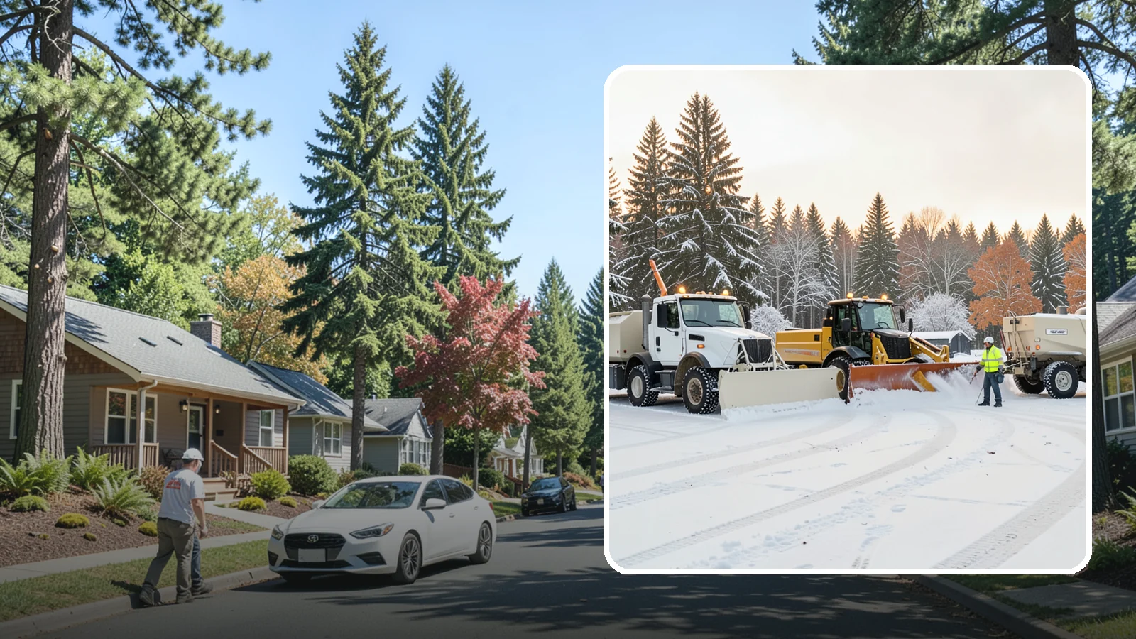Large Equipment Snow Removal in Orting, Pierce County, WA - Our large equipment fleet takes on major commercial and industrial sites with heavy, sustained snow needs.