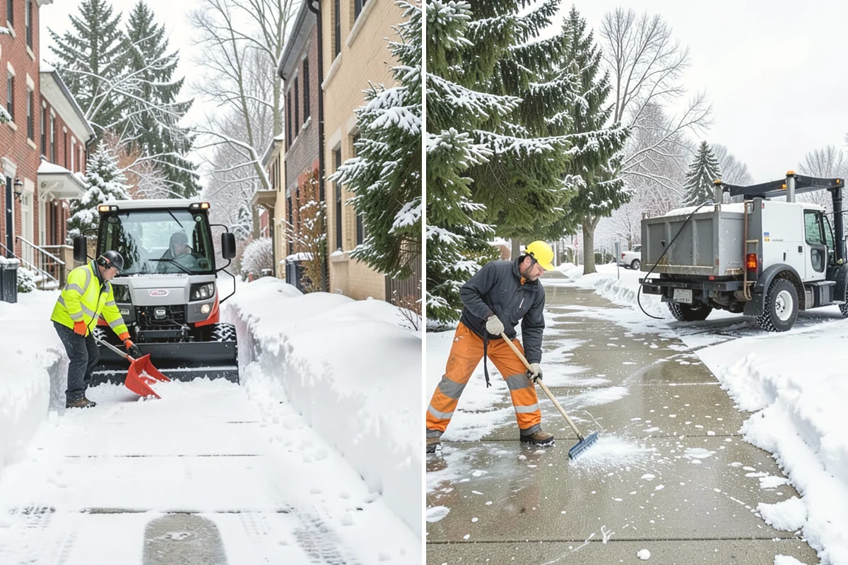 Large Equipment Snow Removal in Ruston, Pierce County, WA - Develop a site plan with routes and pile zones