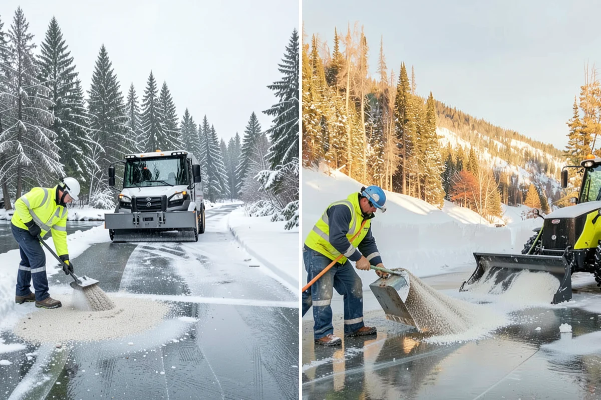 Large Equipment Snow Removal in Sedro-Woolley, Skagit County, WA - Develop a site plan with routes and pile zones