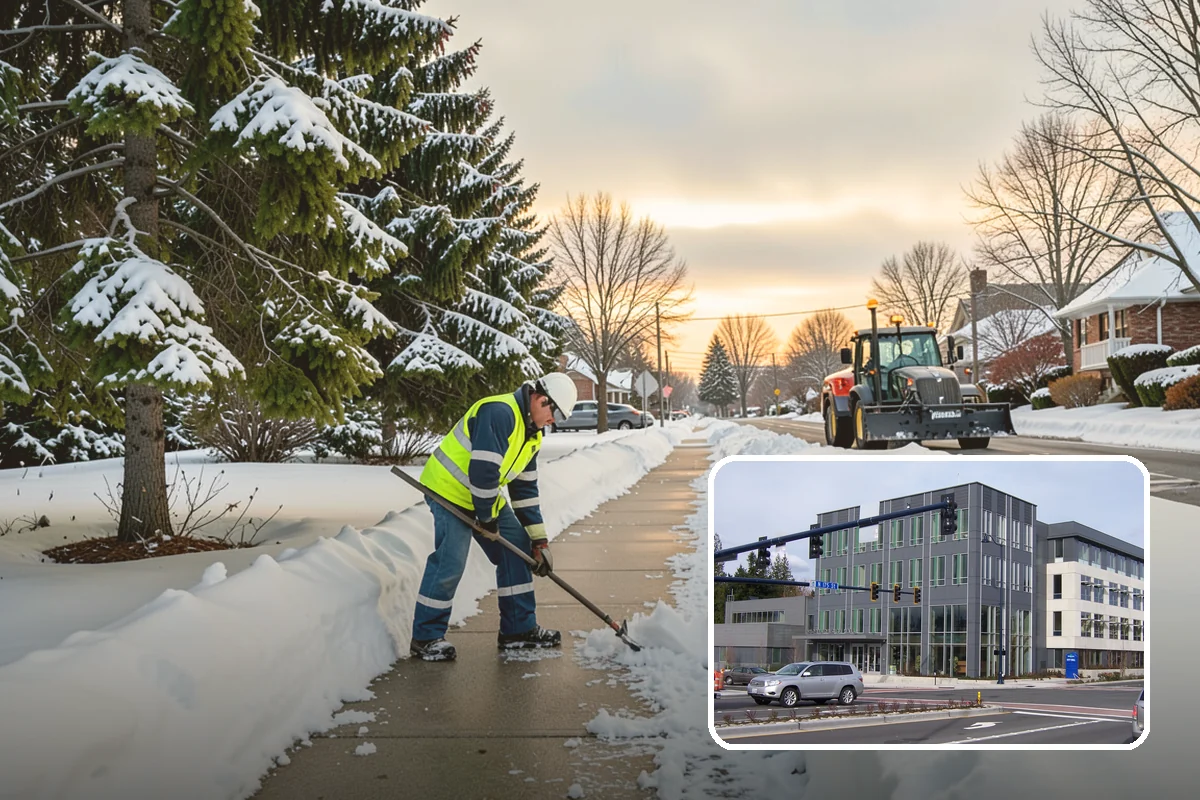 Large Equipment Snow Removal in Shoreline, King County, WA - Scale to clear the largest properties fast