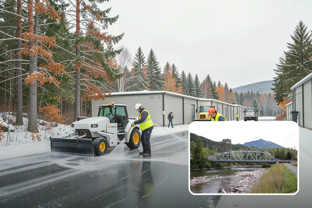 Large Equipment Snow Removal in Skykomish, King County, WA - Scale to clear the largest properties fast