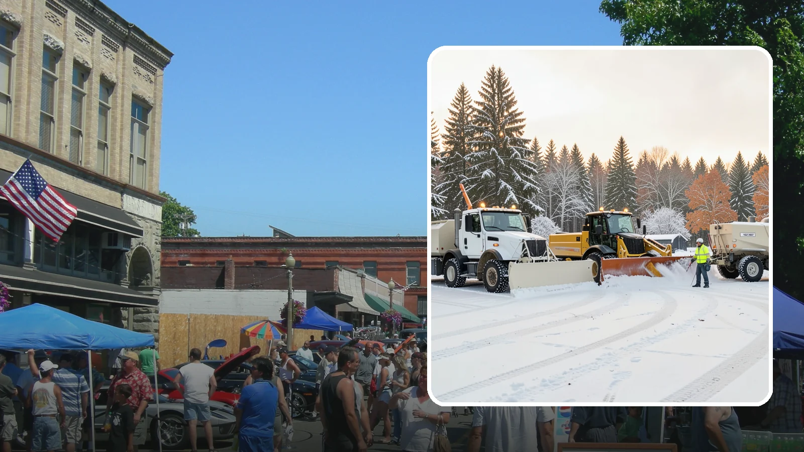 Large Equipment Snow Removal in Snohomish, Snohomish County, WA - Our large equipment fleet takes on major commercial and industrial sites with heavy, sustained snow needs.