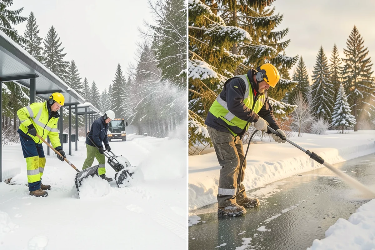 Large Equipment Snow Removal in Snohomish, Snohomish County, WA - Develop a site plan with routes and pile zones