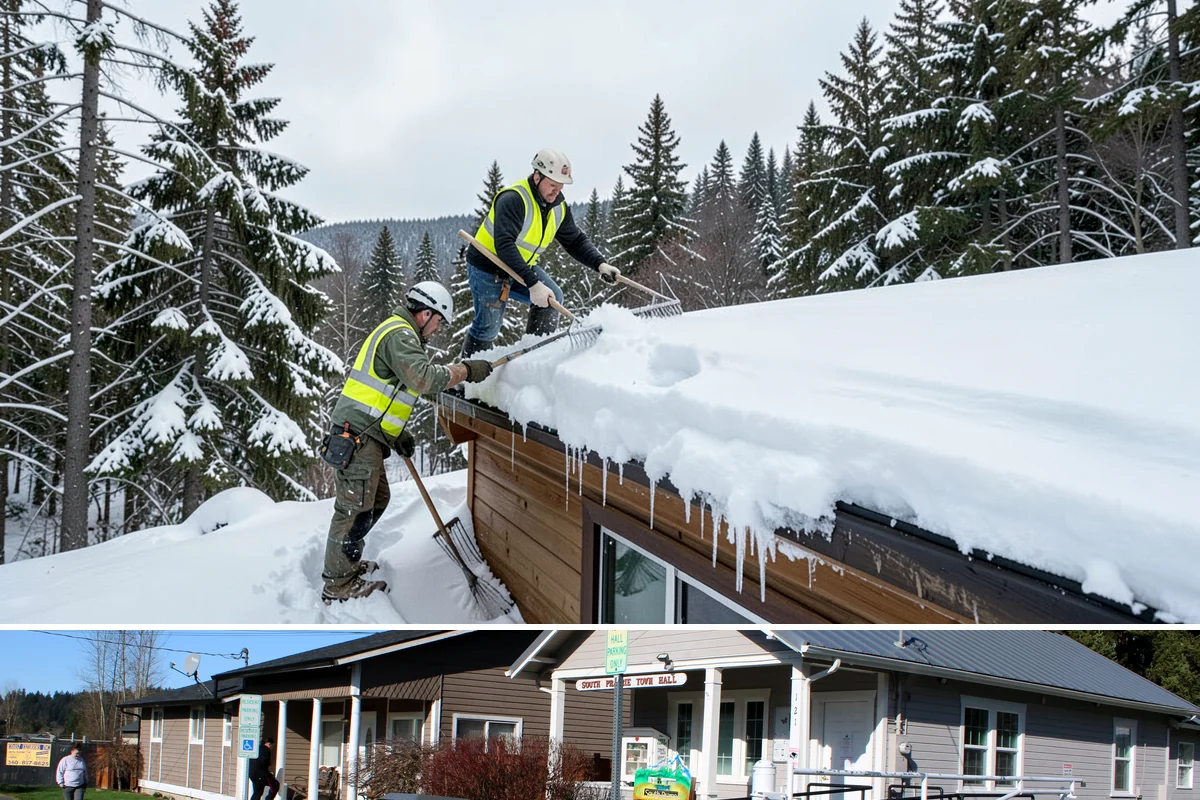 Large Equipment Snow Removal in South Prairie, Pierce County, WA - Large-scale clearing is most critical during major storms in January and February.
