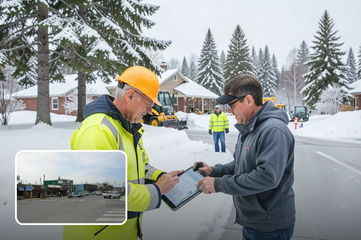 Large Equipment Snow Removal in Stanwood, Snohomish County, WA - Scale to clear the largest properties fast
