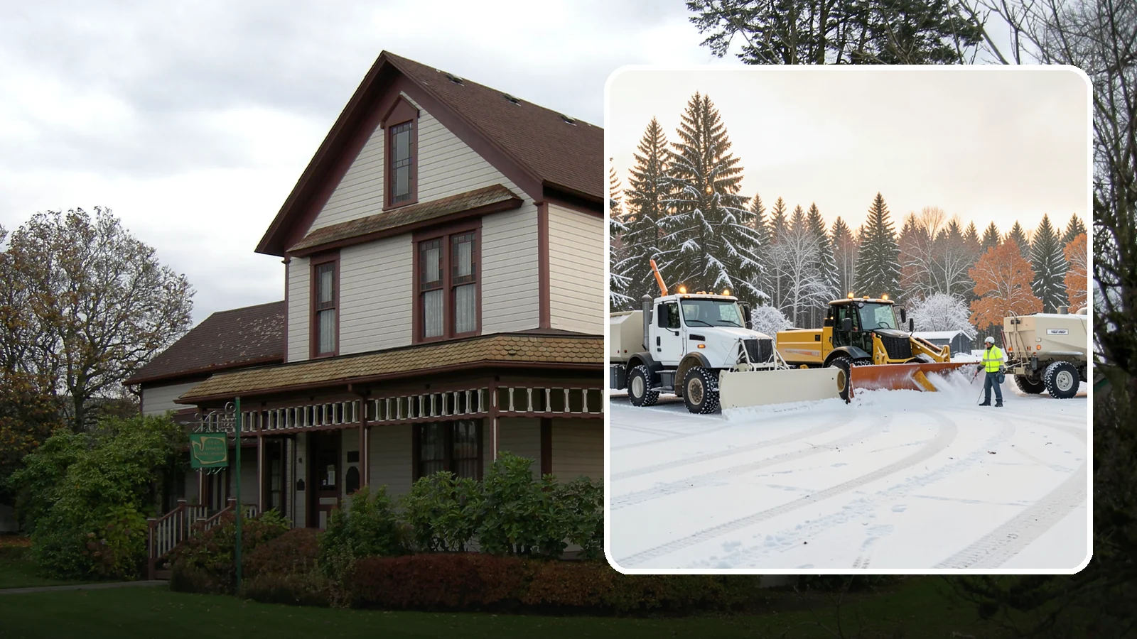 Large Equipment Snow Removal in Sumner, Pierce County, WA - Our large equipment fleet takes on major commercial and industrial sites with heavy, sustained snow needs.
