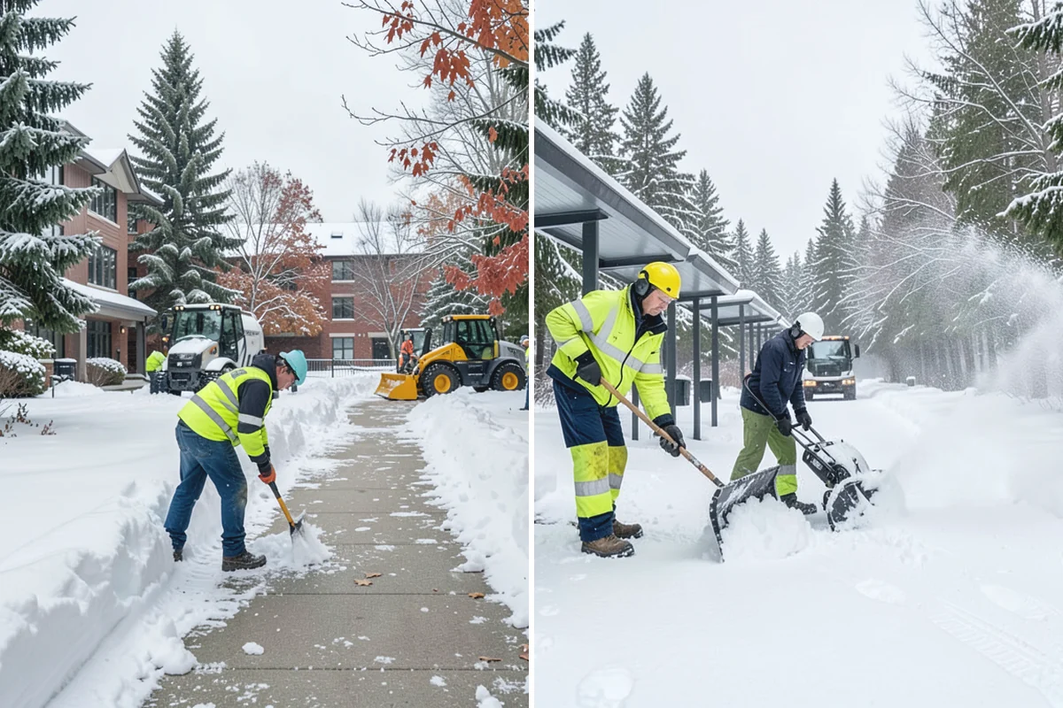 Large Equipment Snow Removal in Wilkeson, Pierce County, WA - Develop a site plan with routes and pile zones