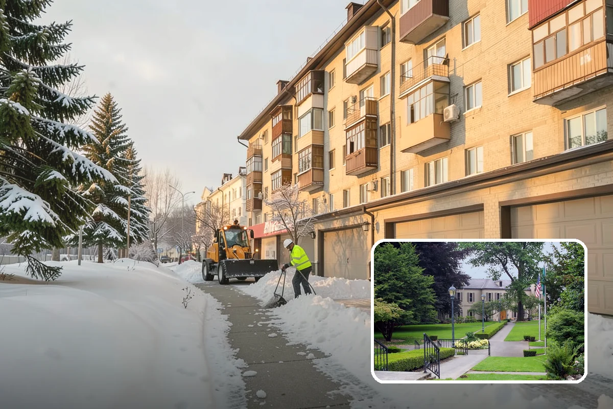 Large Equipment Snow Removal in Woodinville, King County, WA - Scale to clear the largest properties fast