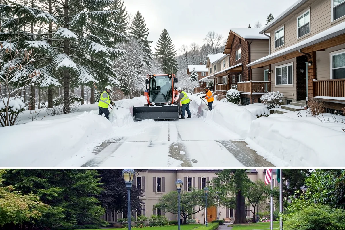 Large Equipment Snow Removal in Woodinville, King County, WA - Large-scale clearing is most critical during major storms in January and February.