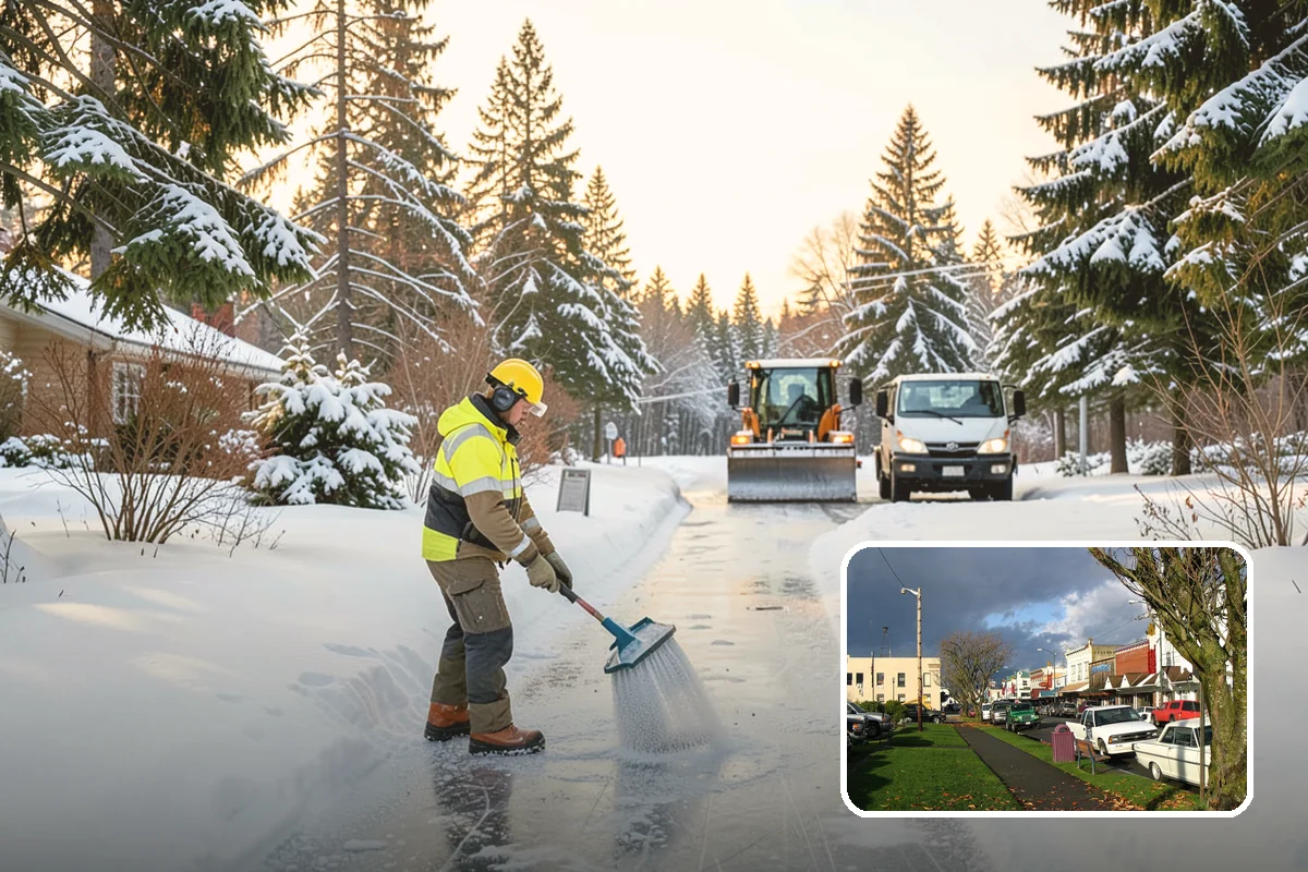Liquid Deicing in Arlington, Snohomish County, WA - Activates instantly without needing surface moisture