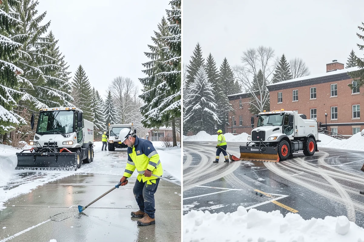 Liquid Deicing in Auburn, King County, WA - Mix brine to the concentration matched to conditions