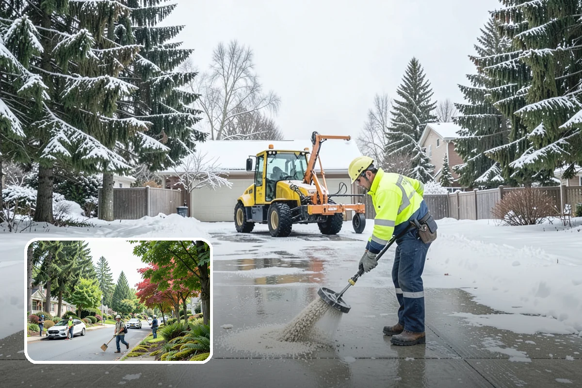 Liquid Deicing in Beaux Arts Village, King County, WA - Activates instantly without needing surface moisture
