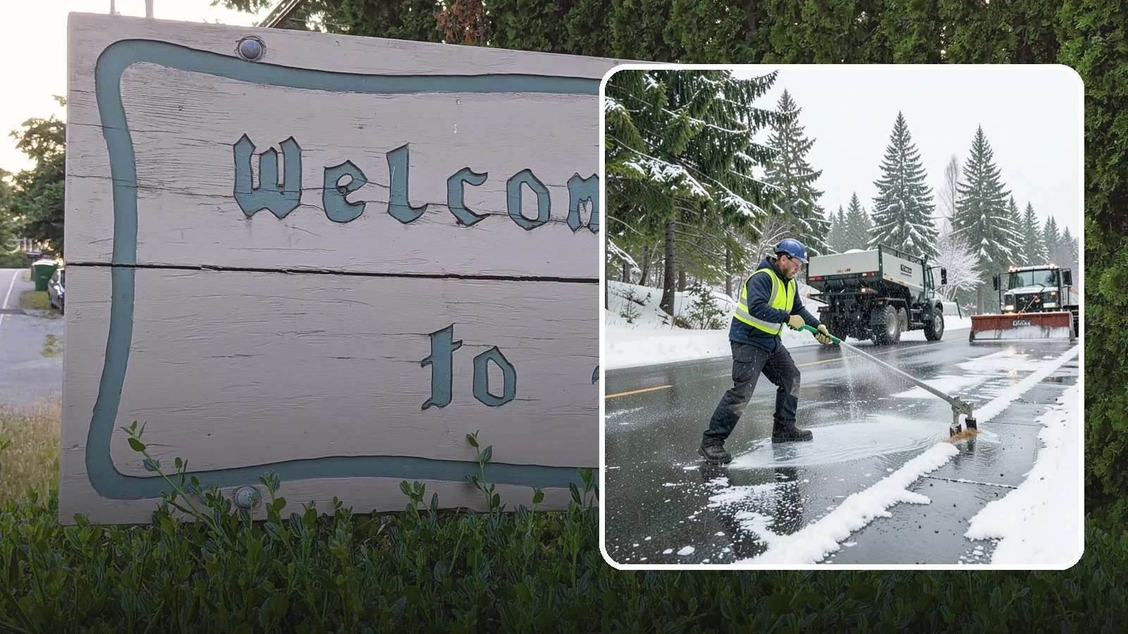 Liquid Deicing in Brier, Snohomish County, WA - Liquid deicing sprays brine directly onto pavement for fast, even coverage that resists the wind and rain of coastal winters.