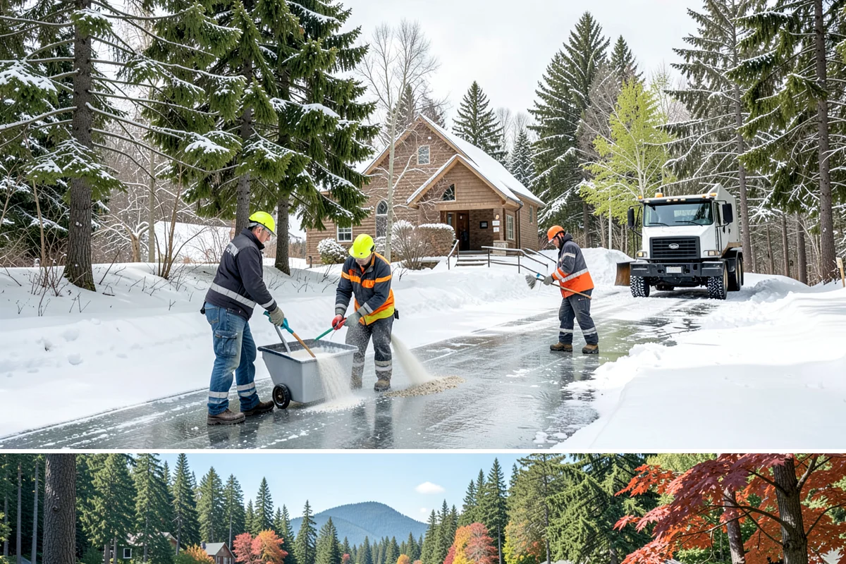 Liquid Deicing in Covington, King County, WA - Liquid deicing is ideal from November through February, especially as a pretreatment before the wet, windy freeze events common...