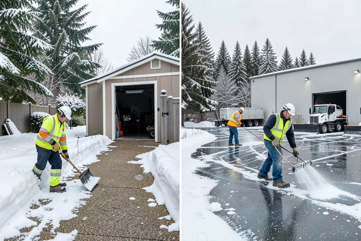 Liquid Deicing in DuPont, Pierce County, WA - Mix brine to the concentration matched to conditions