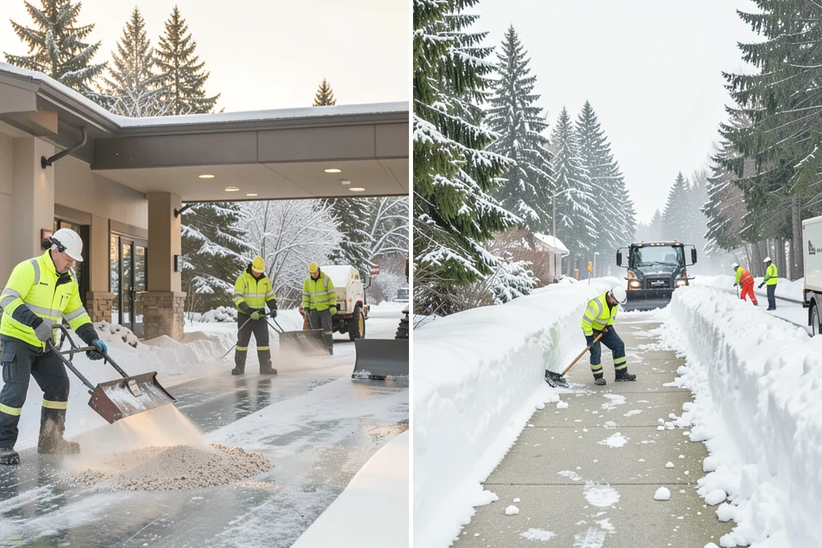 Liquid Deicing in Duvall, King County, WA - Mix brine to the concentration matched to conditions