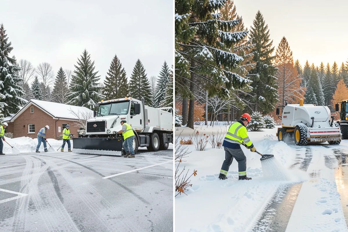 Liquid Deicing in La Conner, Skagit County, WA - Mix brine to the concentration matched to conditions