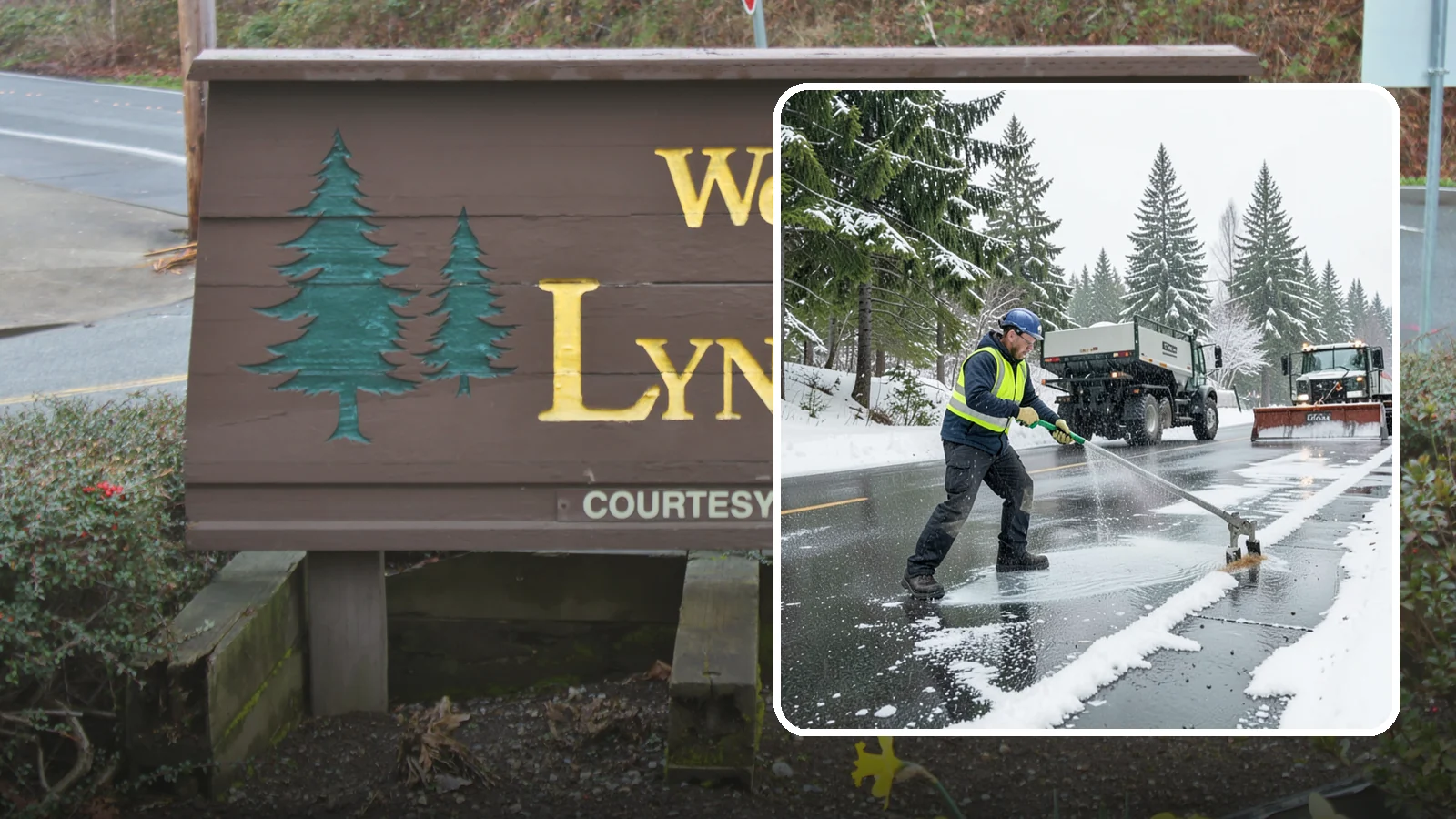 Liquid Deicing in Lynnwood, Snohomish County, WA - Liquid deicing sprays brine directly onto pavement for fast, even coverage that resists the wind and rain of coastal winters.
