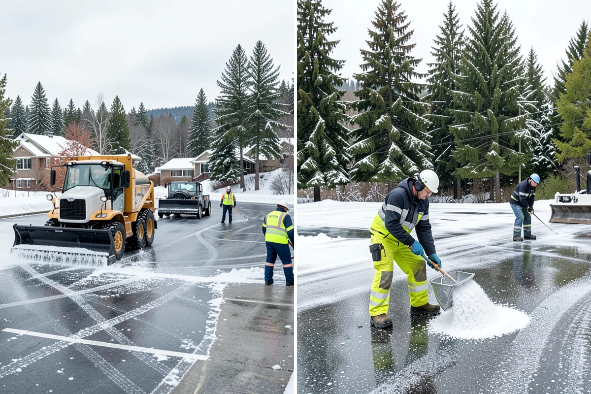 Liquid Deicing in Maple Valley, King County, WA - Mix brine to the concentration matched to conditions