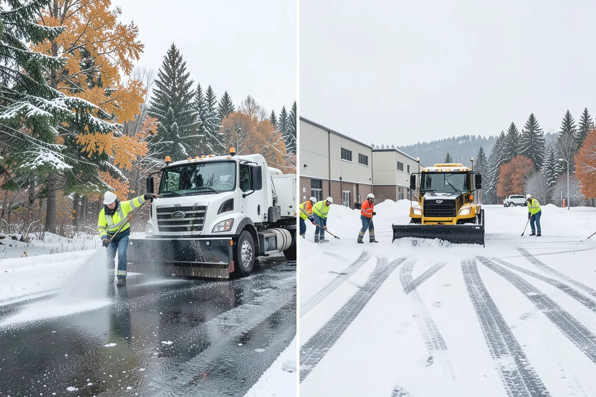 Liquid Deicing in Medina, King County, WA - Mix brine to the concentration matched to conditions