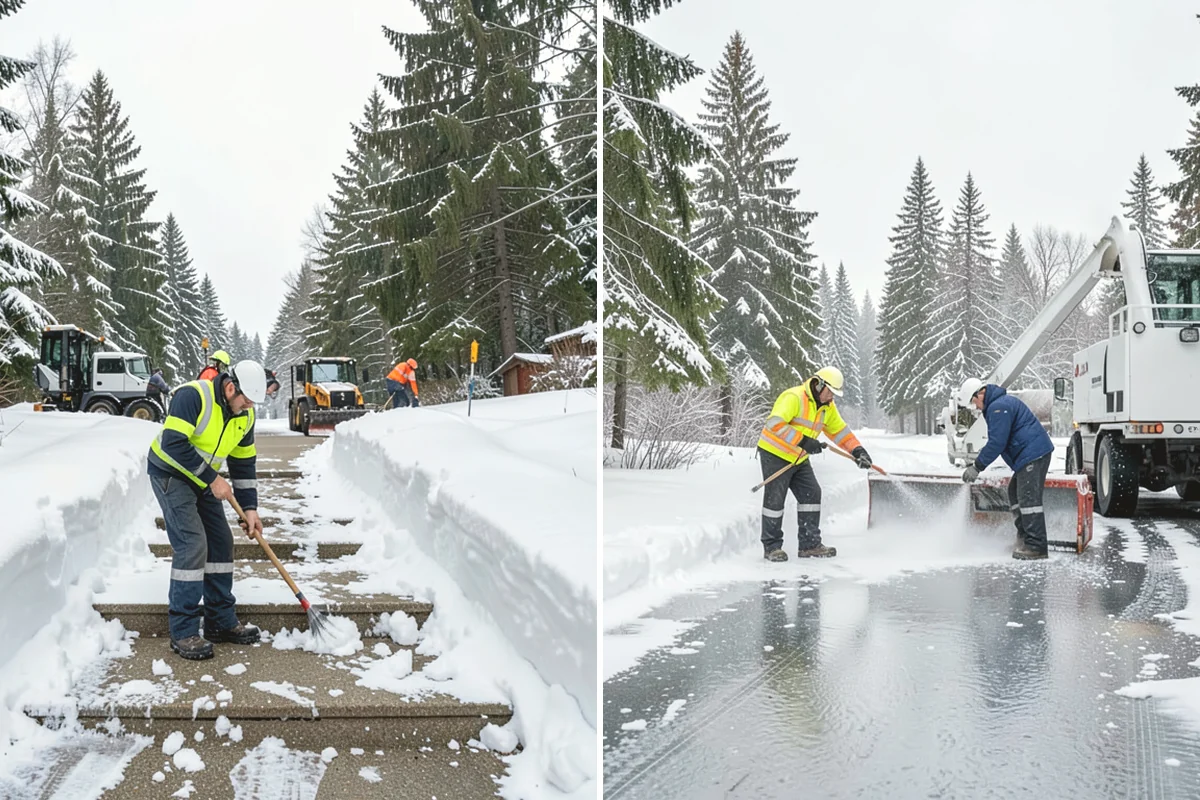 Liquid Deicing in Mercer Island, King County, WA - Mix brine to the concentration matched to conditions