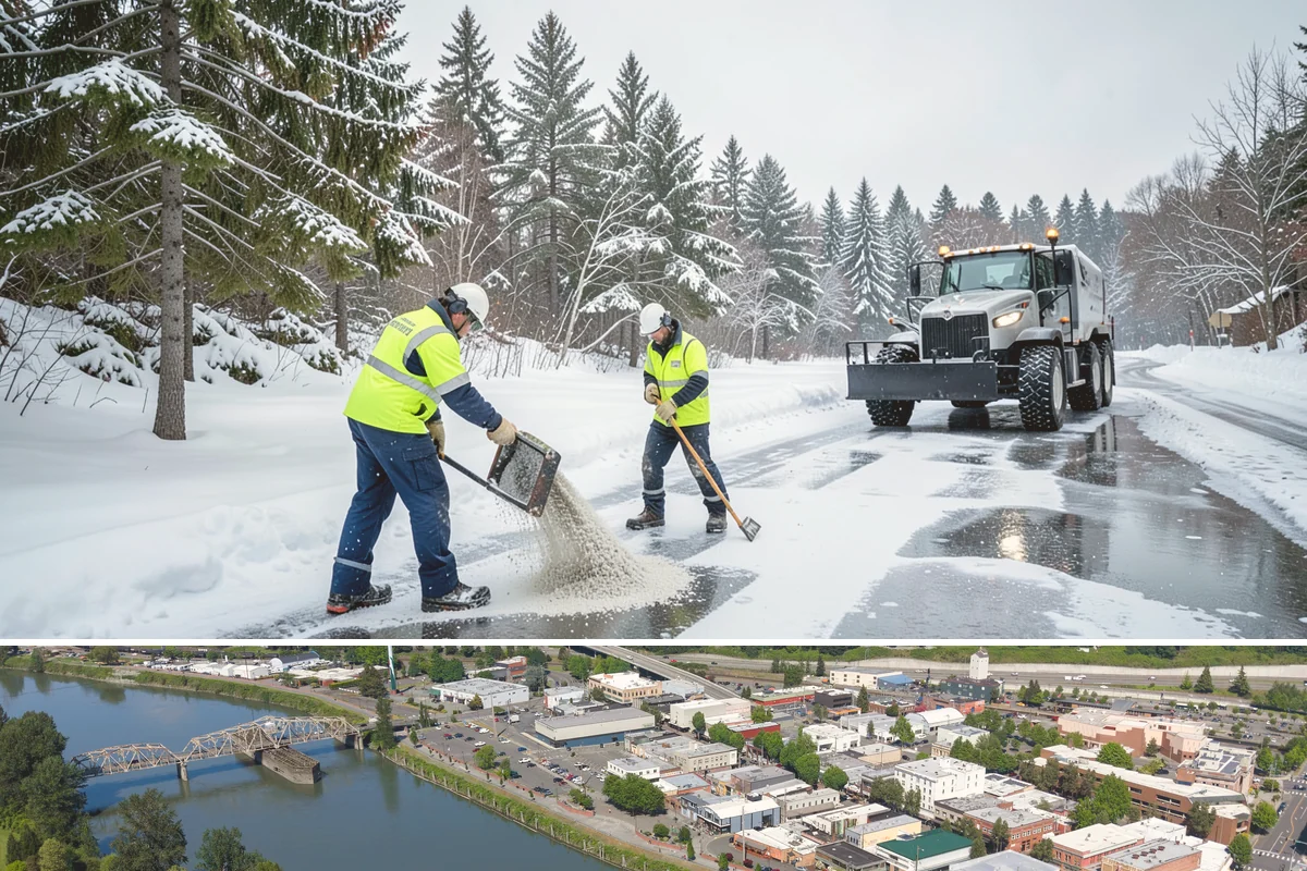 Liquid Deicing in Mount Vernon, Skagit County, WA - Liquid deicing is ideal from November through February, especially as a pretreatment before the wet, windy freeze events common...