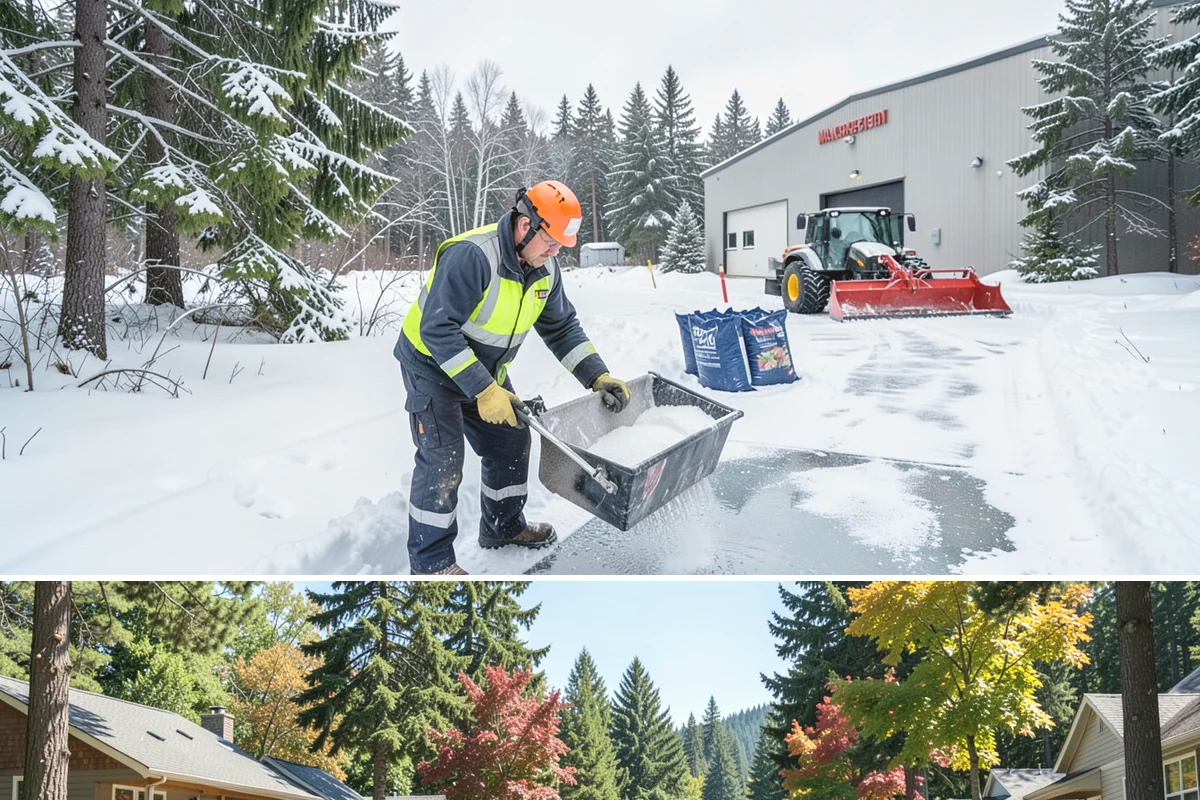Liquid Deicing in Orting, Pierce County, WA - Liquid deicing is ideal from November through February, especially as a pretreatment before the wet, windy freeze events common...