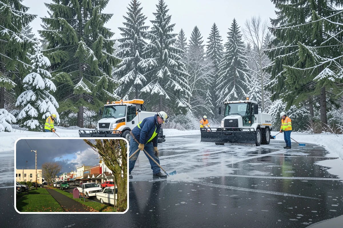 Liquid Salt Spraying in Arlington, Snohomish County, WA - Even film coverage with no crystal bounce or scatter