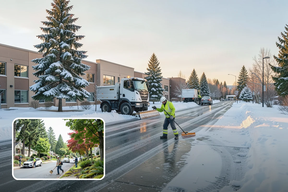 Liquid Salt Spraying in Beaux Arts Village, King County, WA - Even film coverage with no crystal bounce or scatter