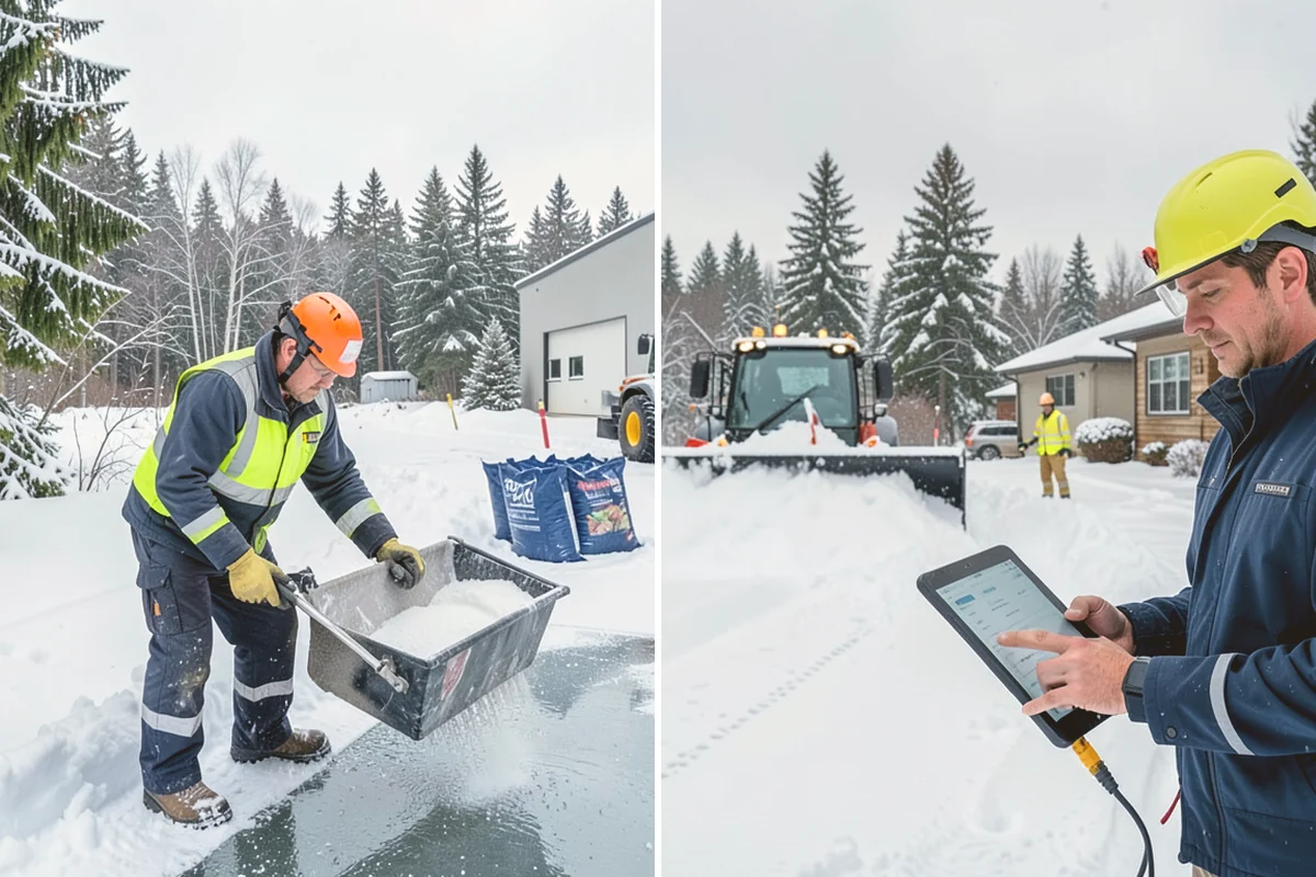 Liquid Salt Spraying in Bothell, King County, WA - Determine whether spraying serves as pretreatment or ice knockdown