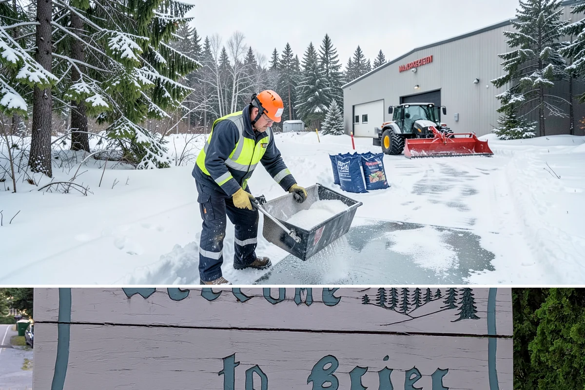 Liquid Salt Spraying in Brier, Snohomish County, WA - Liquid salt spraying is used through the core winter months whenever light ice or freezing drizzle threatens traction.
